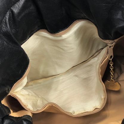CELINE Blason Triomphe Drawstring Shoulder bag Black Vintage Old Celine jfgvrp
