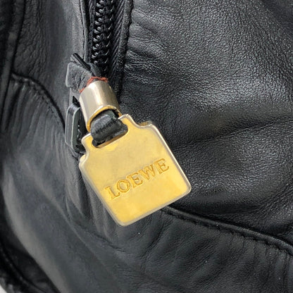LOEWE Anagram Boston bag Handbag Black Vintage Old zy8pdh