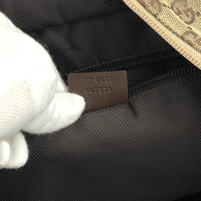 GUCCI GG canvas Tote bag Beige Vintage Old Gucci 8va84t