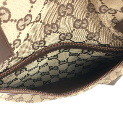 GUCCI GG canvas Tote bag Beige Vintage Old Gucci 8va84t