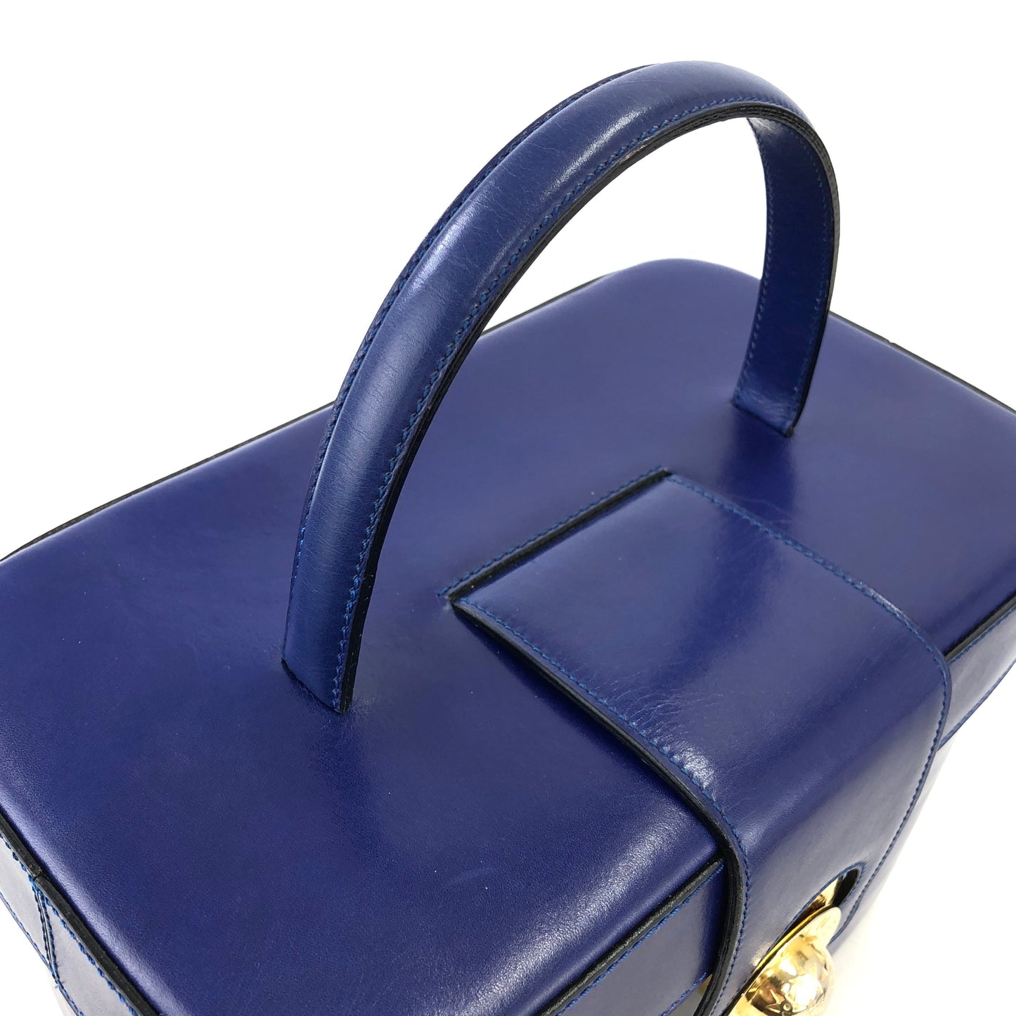 CELINE Starball Vanity bag Handbag Bule Old Celine Vintage 86ac66
