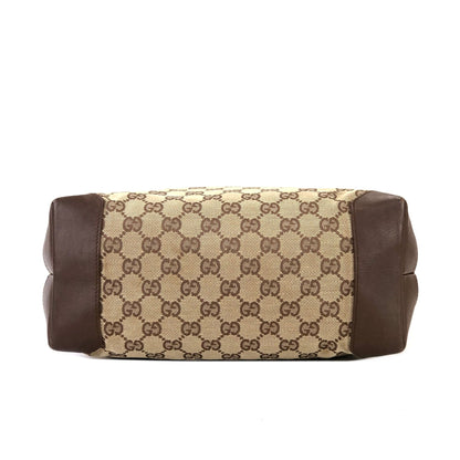 GUCCI GG canvas Tote bag Beige Vintage Old Gucci 8va84t