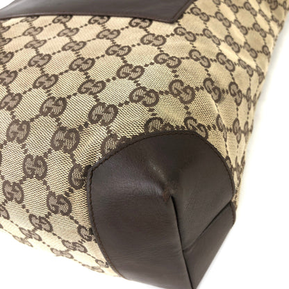 GUCCI GG canvas Tote bag Beige Vintage Old Gucci 8va84t