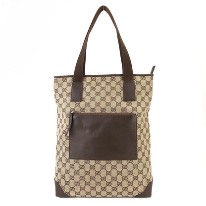 GUCCI GG canvas Tote bag Beige Vintage Old Gucci 8va84t