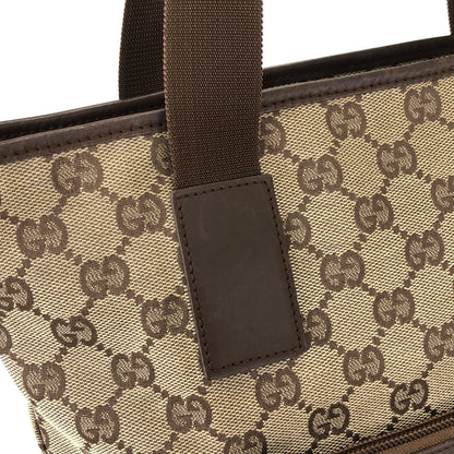 GUCCI GG canvas Tote bag Beige Vintage Old Gucci 8va84t