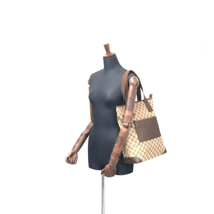 GUCCI GG canvas Tote bag Beige Vintage Old Gucci 8va84t