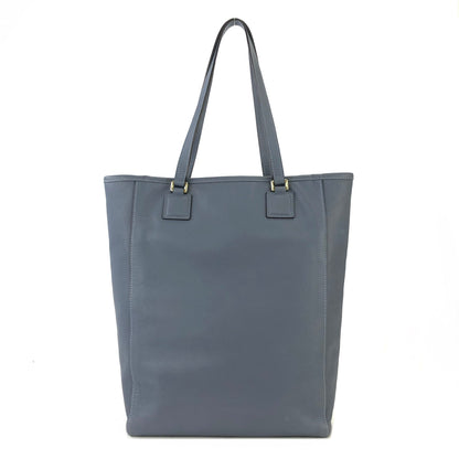 LOEWE Anagram logo Leather Totebag Blue Vintage Old 4vcds7