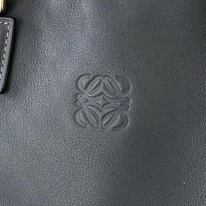 LOEWE Anagram logo Leather Totebag Blue Vintage Old 4vcds7