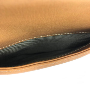 GIVENCHY  logo  Gancini Handbag Vanity bag Brown small minibag  Vintage Old yd4gsg
