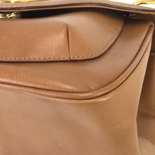 Load image into Gallery viewer, GIVENCHY  logo  Gancini Handbag Vanity bag Brown small minibag  Vintage Old yd4gsg
