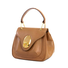 Load image into Gallery viewer, GIVENCHY  logo  Gancini Handbag Vanity bag Brown small minibag  Vintage Old yd4gsg

