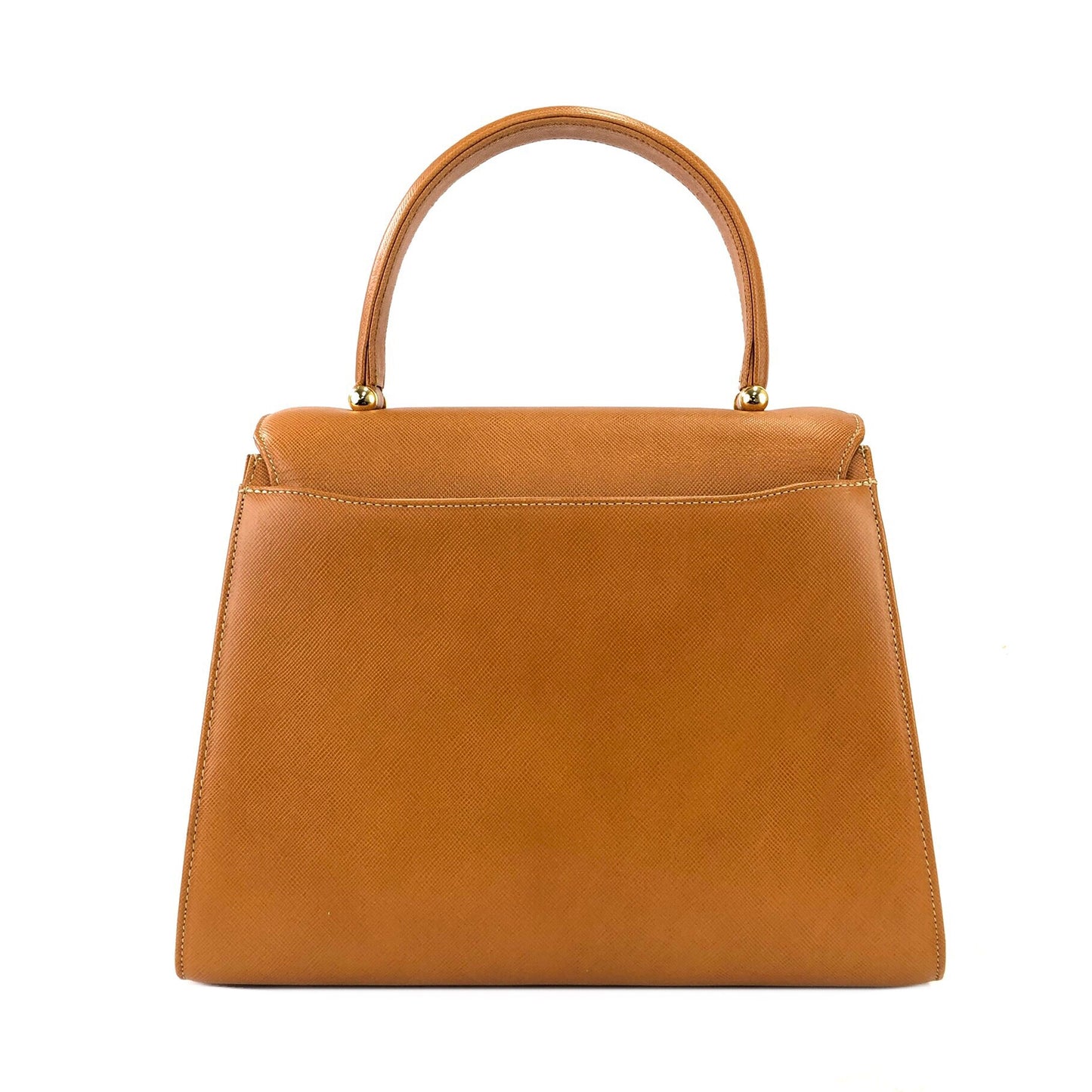 VALENTINO GARAVANI Logo Handbag Shoulder bag Brown Vintage Old 6juf2a