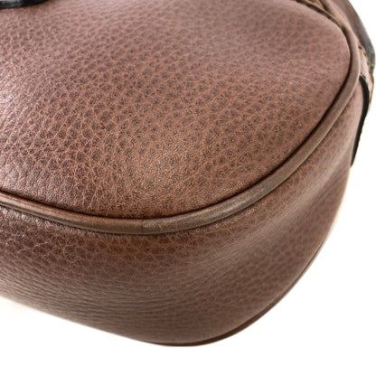 CELINE Blason Blason 肩背包棕色復古舊 CELINE 4ec5pb