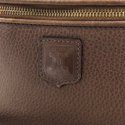 CELINE Blason Blason 肩背包棕色復古舊 CELINE 4ec5pb