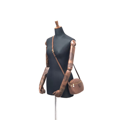 CELINE Blason Blason 肩背包棕色復古舊 CELINE 4ec5pb