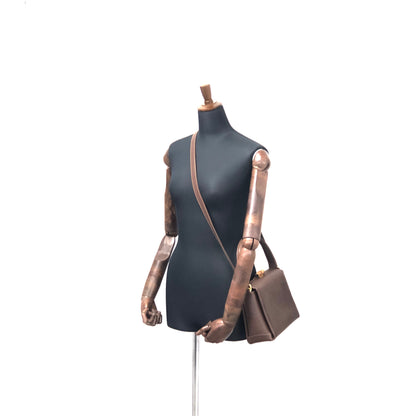 GUCCI Bamboo Turn lock Two-way Handbag Shoulder bag Brown Vintage Old GUCCI cggk5v