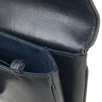 GUCCI GG logo Shoulder bag Navy Vintage Old Gucci tverfu