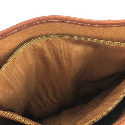 CELINE Macadam Blason embossed Bucket bag Totebag Brown Vintage Old h3ucjs