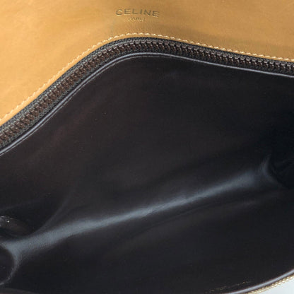 CELINE Macadam Blason Triomphe Crossbody Shoulderbag Beige Vintage Old CELINE e7ni3r