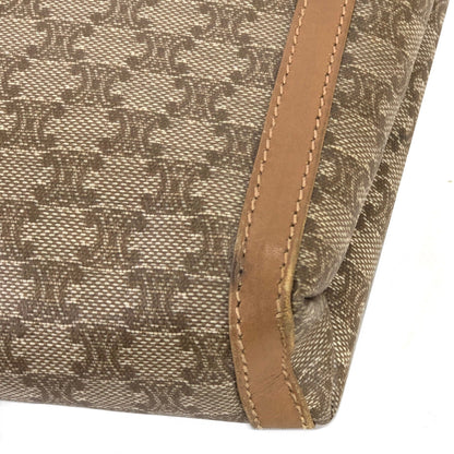 CELINE Macadam Blason Triomphe Crossbody Shoulderbag Beige Vintage Old CELINE e7ni3r