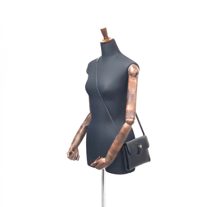 GUCCI GG logo Shoulder bag Navy Vintage Old Gucci tverfu