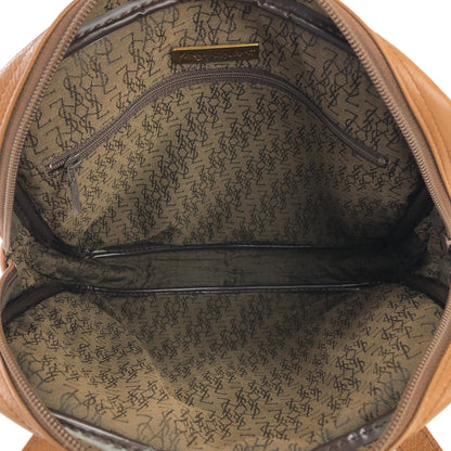 Yves Saint Laurent Logo Shoulder bag Totebag Brown Vintage Old ucwfs4