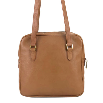 Yves Saint Laurent Logo Shoulder bag Totebag Brown Vintage Old ucwfs4