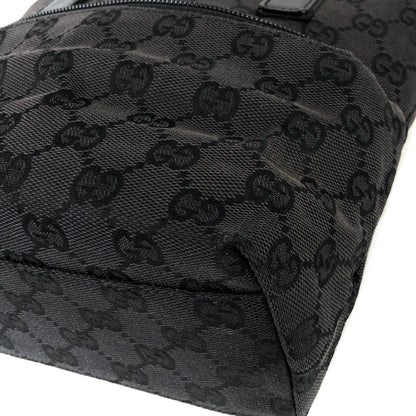 GUCCI GG canvas Handbag Black Vintage Old Gucci n2udyp