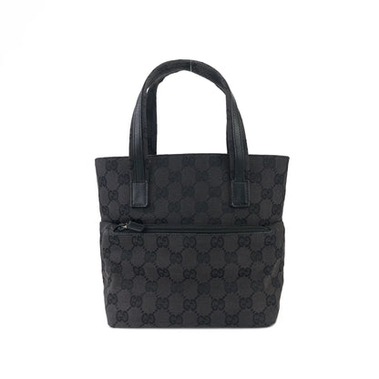 GUCCI GG canvas Handbag Black Vintage Old Gucci n2udyp