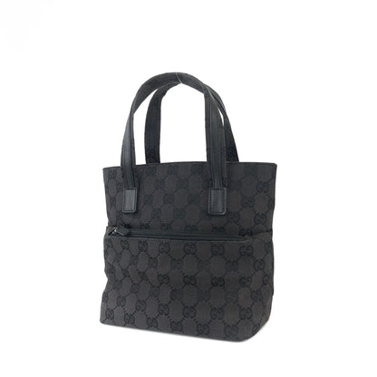 GUCCI GG canvas Handbag Black Vintage Old Gucci n2udyp