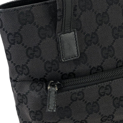 GUCCI GG canvas Handbag Black Vintage Old Gucci n2udyp
