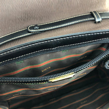 Load image into Gallery viewer, LOEWE Velazquez Logo Suede Leather Metal Handle 2way Shoulder bag Handbag Brown Black Vintage old 4h22hz
