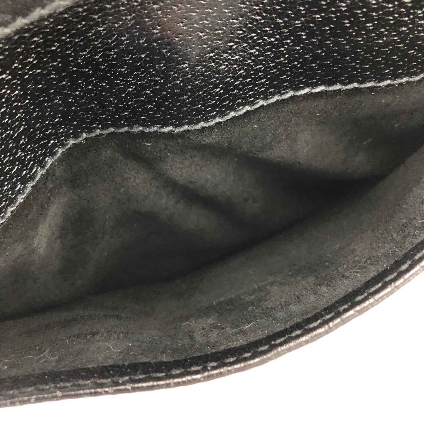 GUCCI Front buckle Leather Shoulder bag Black Vintage Old gucci dh3urc