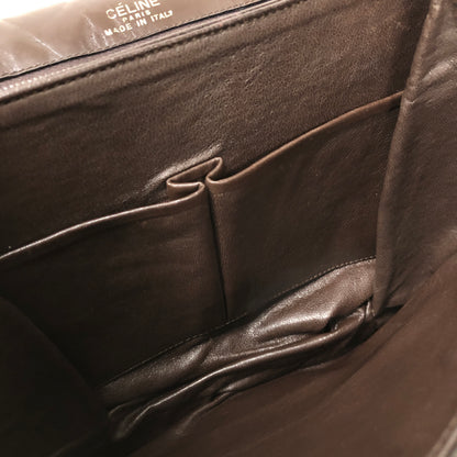 CELINE 馬車翻蓋斜背包 肩背包 棕色 復古 舊 CELINE wzv36g