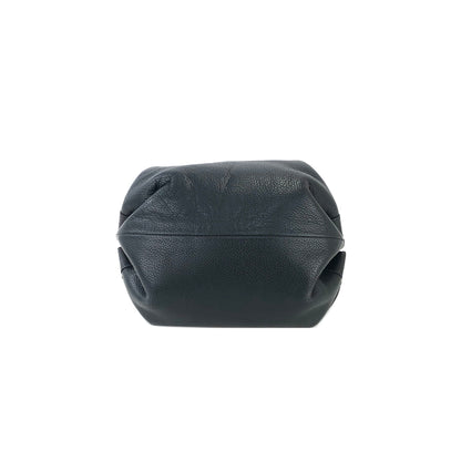 GUCCI GG Embossed Leather Round Crossbody Shoulder bag Navy Vintage Old Gucci 3gt8ni