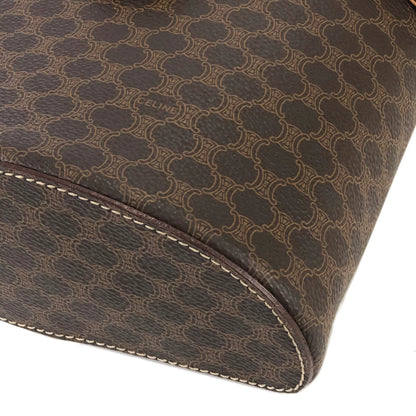 CELINE Macadam Triomphe Blason Small Handbag Vanitybag Shoulderbag Brown Vintage Old celine z4zu2n