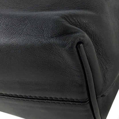 LOEWE Flamenco Knot Small Drawstring Shoulder bag Black Vintage y2228i