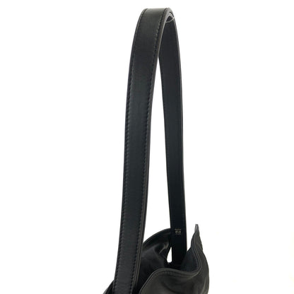 LOEWE Flamenco Knot Small Drawstring Shoulder bag Black Vintage y2228i