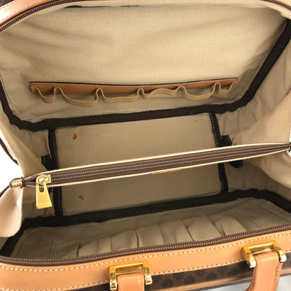 CELINE Macadam Mini trunk Handbag Shoulder bag Brown Vintage Old CELINE hx7anp