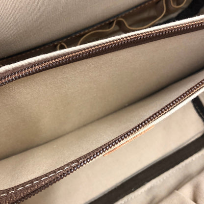 CELINE Macadam Mini trunk Handbag Shoulder bag Brown Vintage Old CELINE hx7anp