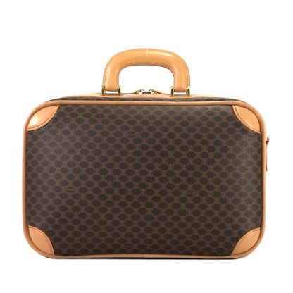 CELINE Macadam Mini trunk Handbag Shoulder bag Brown Vintage Old CELINE hx7anp