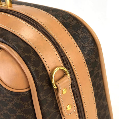 CELINE Macadam Mini trunk Handbag Shoulder bag Brown Vintage Old CELINE hx7anp