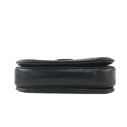 CELINE Blason Triomphe Crossbody Shoulder bag Black Old Celine vintage chggjy