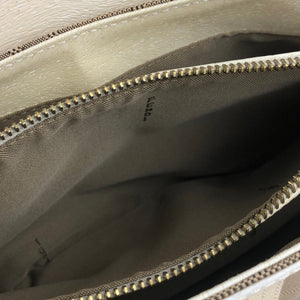 FENDI canvas leather studs mini bag handbag beige white vintage old 26xjgj