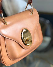 Load image into Gallery viewer, GIVENCHY  logo  Gancini Handbag Vanity bag Brown small minibag  Vintage Old yd4gsg
