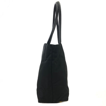 PRADA Triangle logo Nylon Tote bag Black Vintage 6kxehn
