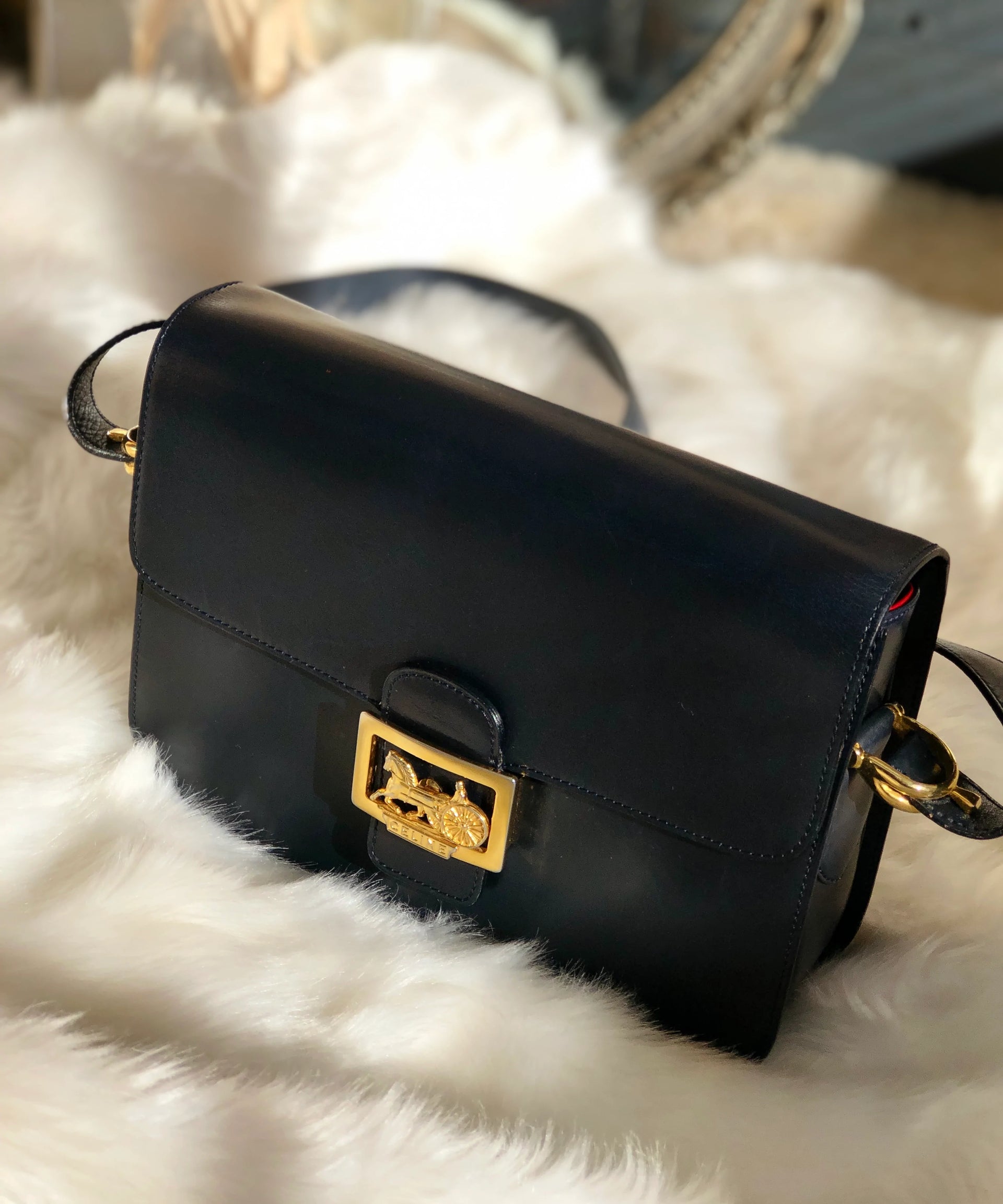 Celine horse carriage bag deals