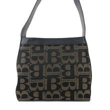 Load image into Gallery viewer, Burberrys&#39; Logo Patterned Jacquard Shoulder Bag Brown Vintage Old i8tw8c
