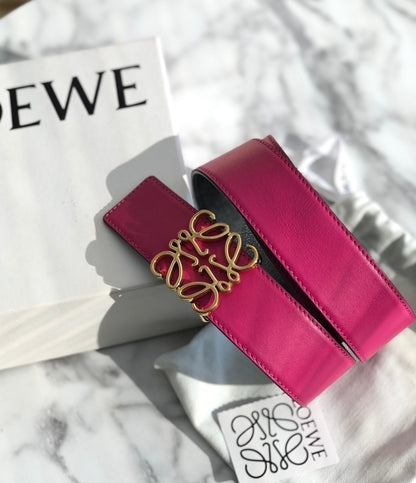 LOEWE Anagram Belt Pink Vintage Old ywpkje