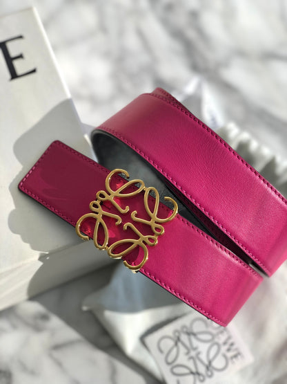 LOEWE Anagram Belt Pink Vintage Old ywpkje